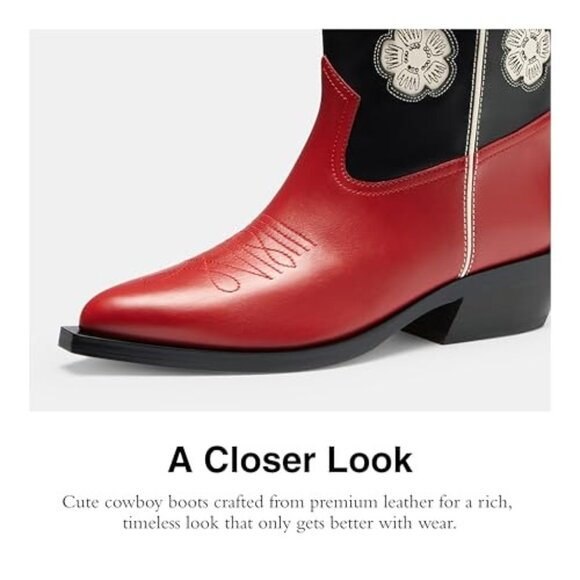 Coach Women's Aria Tall Cowboy Boot Fashion - Picture 3 of 4